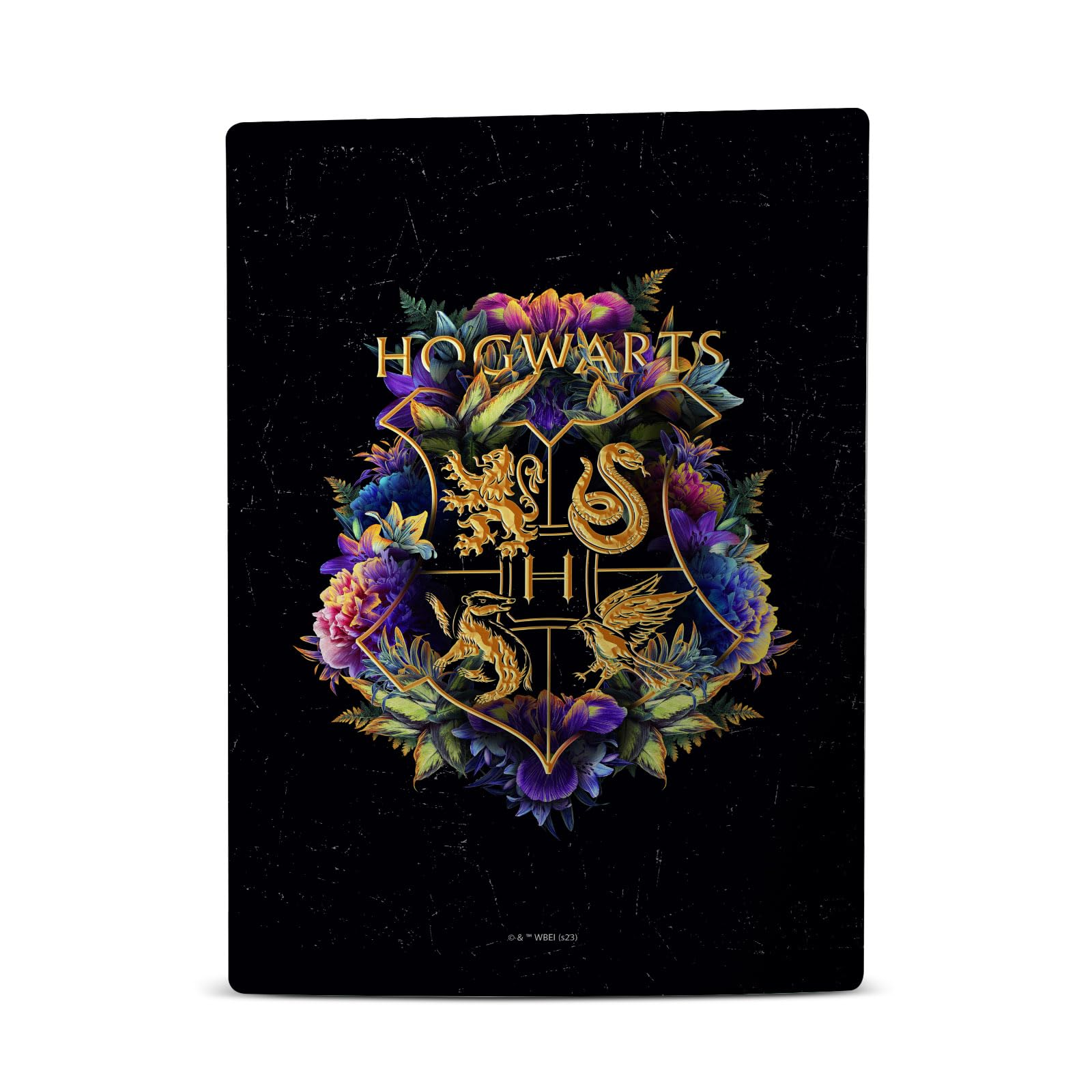 Head Case Designs sous Licence Officielle Harry Potter Blason De Hogwarts Graphiques Vinyle Plaque Frontale Autocollant De Jeu Peau Compatible avec Sony PlayStation 5 PS5 Disc Edition Console
