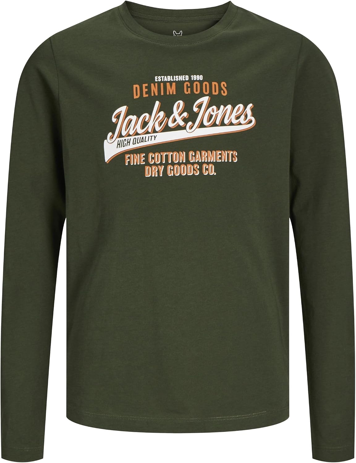 Jack & Jones Junior JJLUKE CREW NECK - T-shirt imprimé - white/blanc