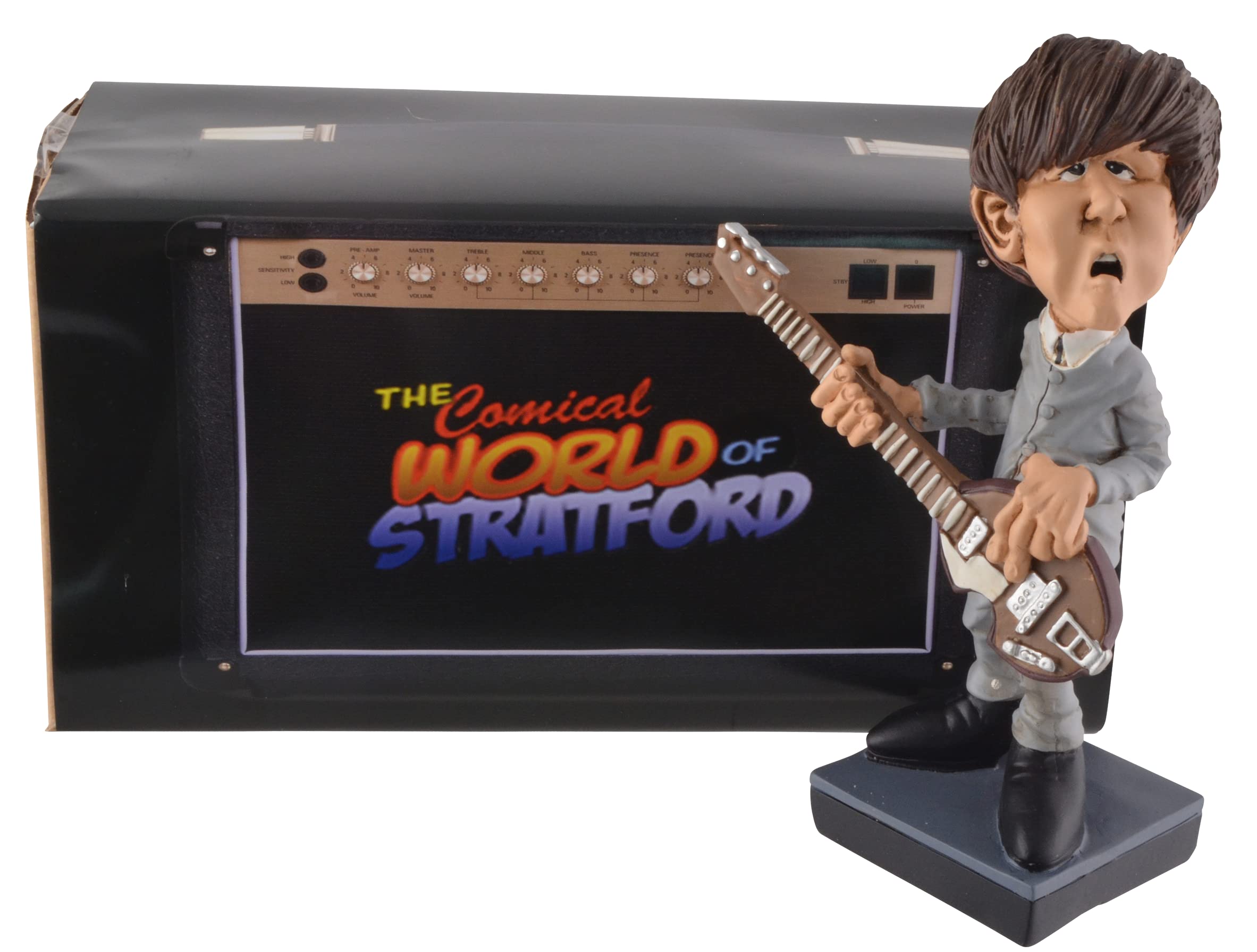 VOGLER Joh. Vogler GmbHFunny Life - Popstar Paul from the world's most famous pop band made of artificial stone, hand-painted, Warren Stratford Collection