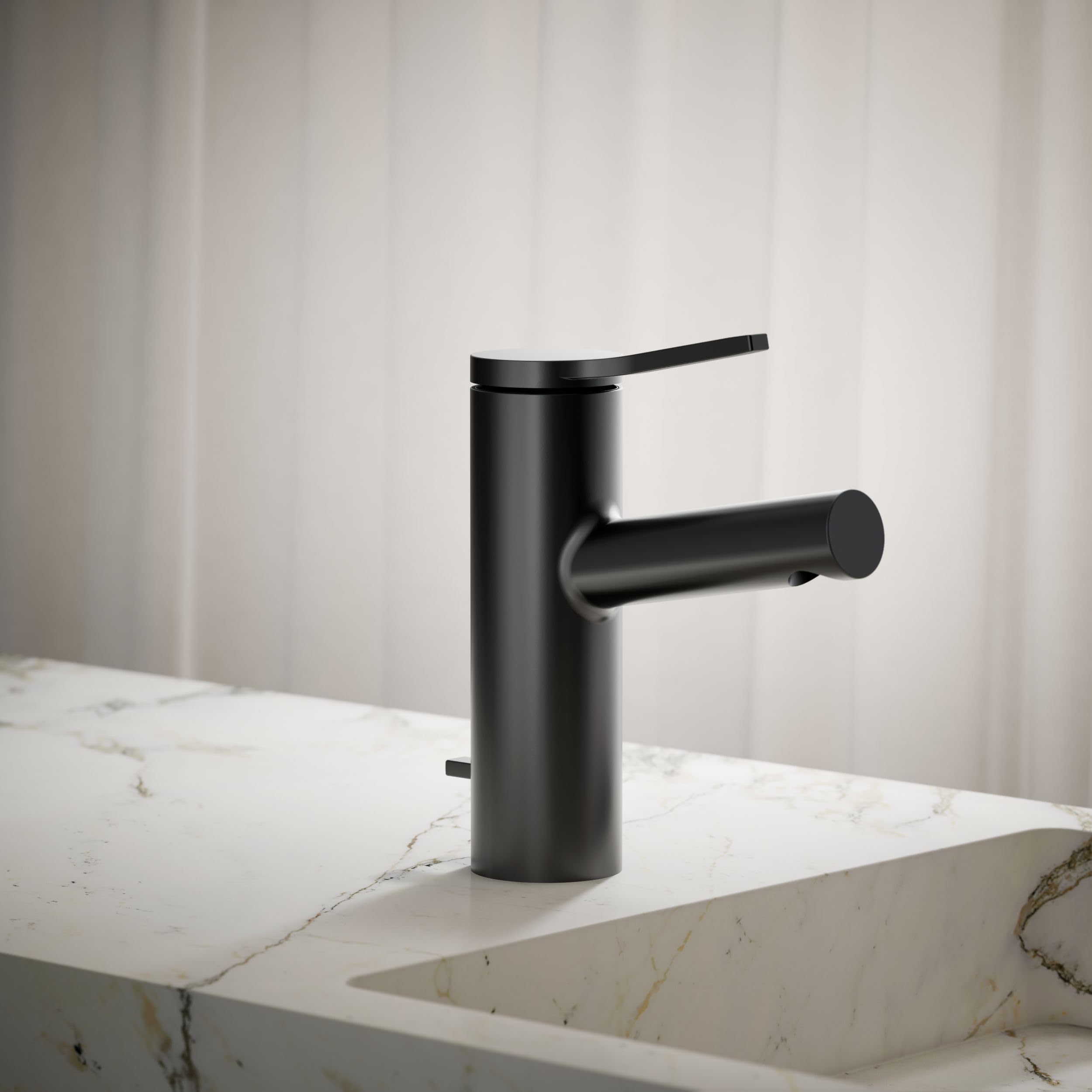 Kohler K-99491-4-BL Elate - Grifos para lavabo de baño, negro mate