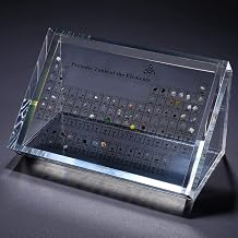 SDJFKLI Periodic Table with Real Elements Triangle With Base,Periodic Table Display with Elements,Chemical Element Decoration for students Gift