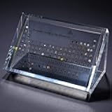 SDJFKLI Periodic Table with Real Elements Triangle With Base,Periodic Table Display with Elements,Chemical Element Decoration for students Gift
