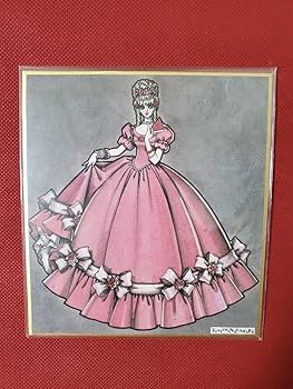 【フレーム付き】中原淳一 7人のお姫様 親指姫 色紙 新品 未開封】中原淳一 ミニ色紙 七人のお姫様シリーズ 4枚