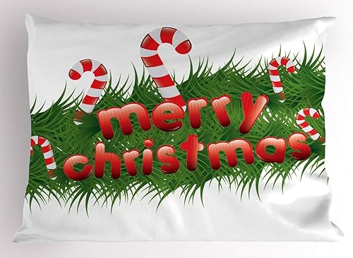 Miniatura 78 de Ambesonne Funda de almohada de Papá Noel, motociclista de Papá Noel, montar en motocicleta, arte pop, estilo retro, efecto de medio tono, funda