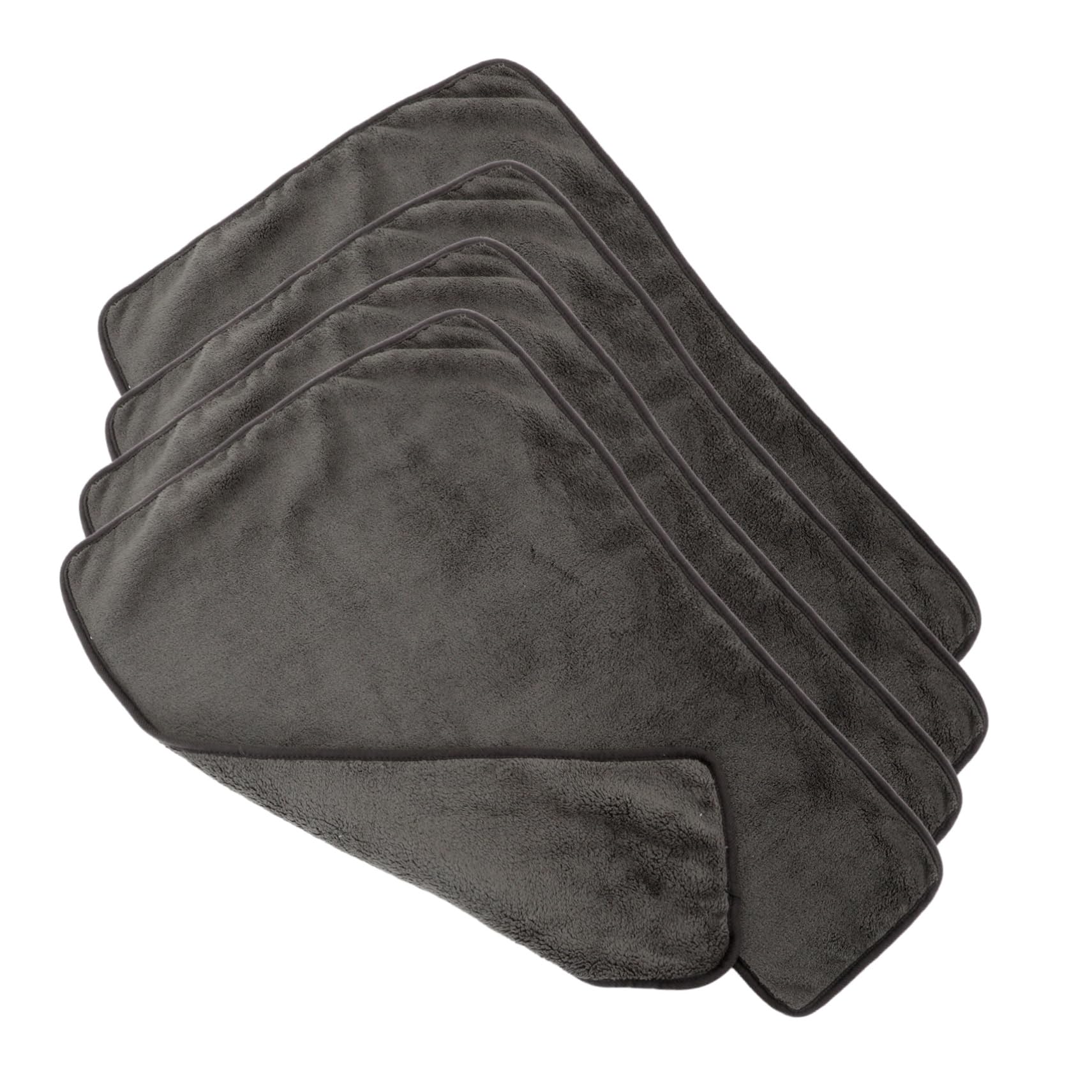 VALICLUD 4Pcs Fleece Facial Towels for Estheticians Soft and Absorbent Spa Towels with Split Design for Skincare Treatments