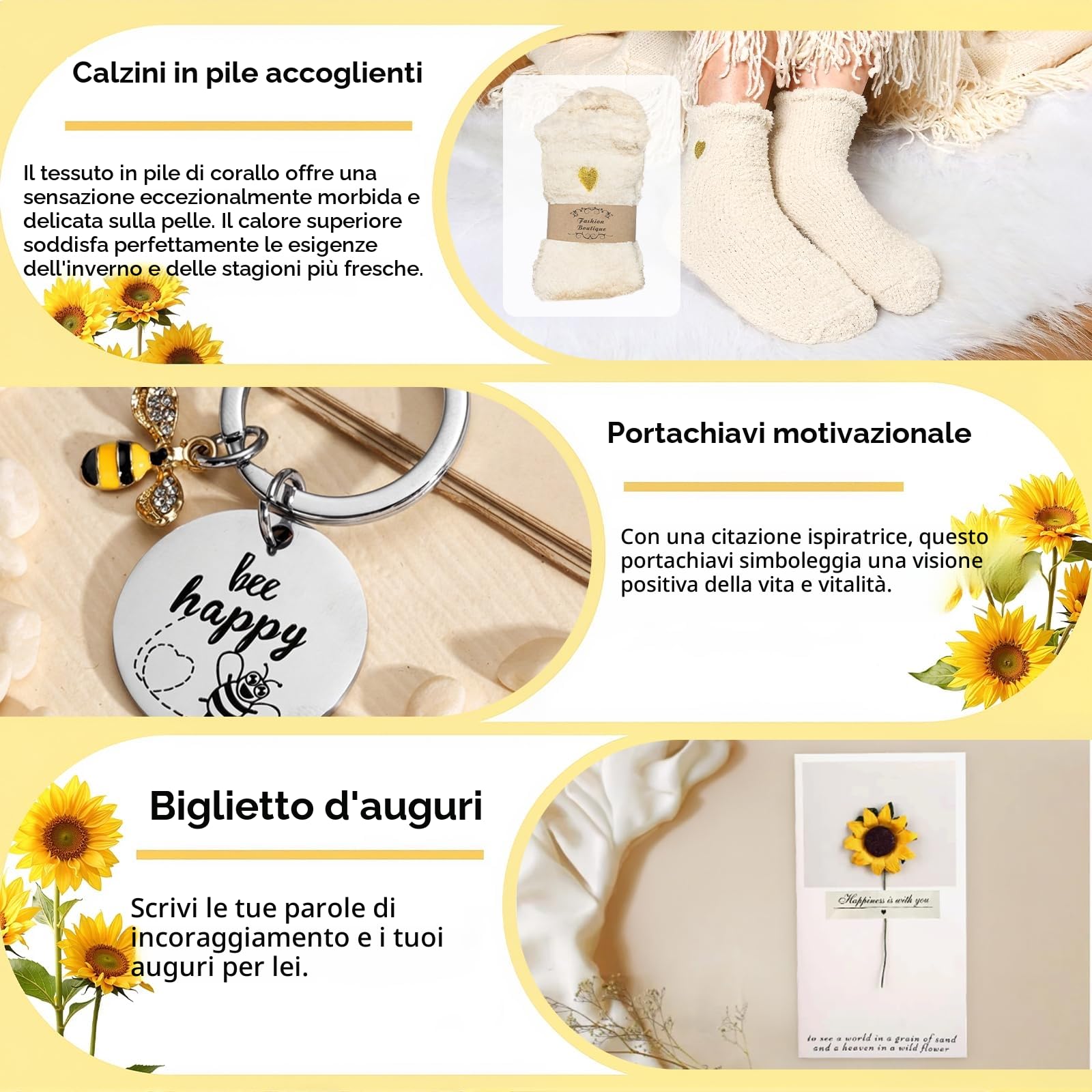 Regalo Compleanno Donna, Idee Regalo Donna per San Valentino, Festa Della Mamma, Natale, Originale Regali Set per Mamma, Sorella, Migliore Amica Collega