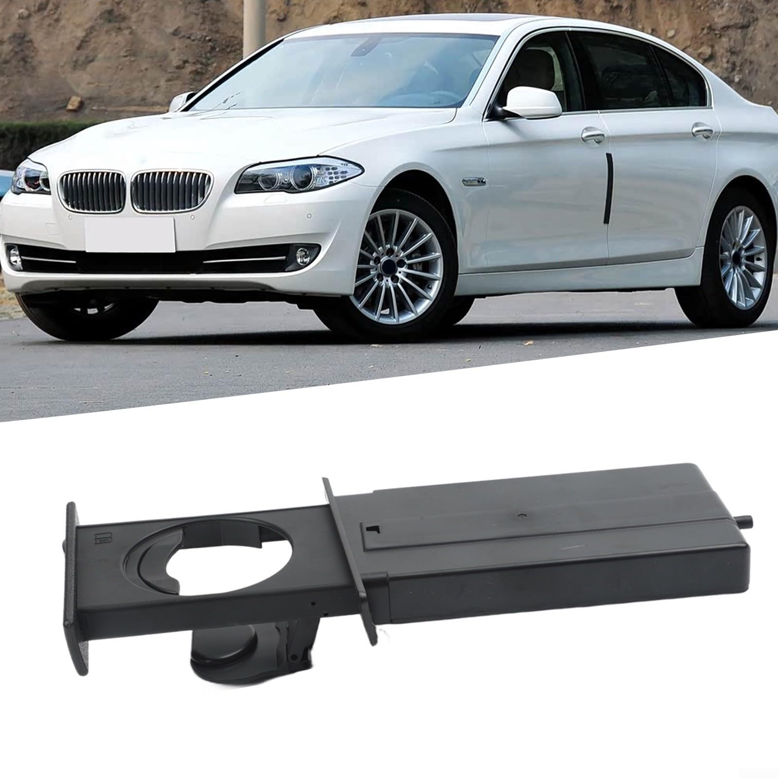 Porte-gobelet droit BMW E60 E61 525i 545i 550i M5 noir 51459125626