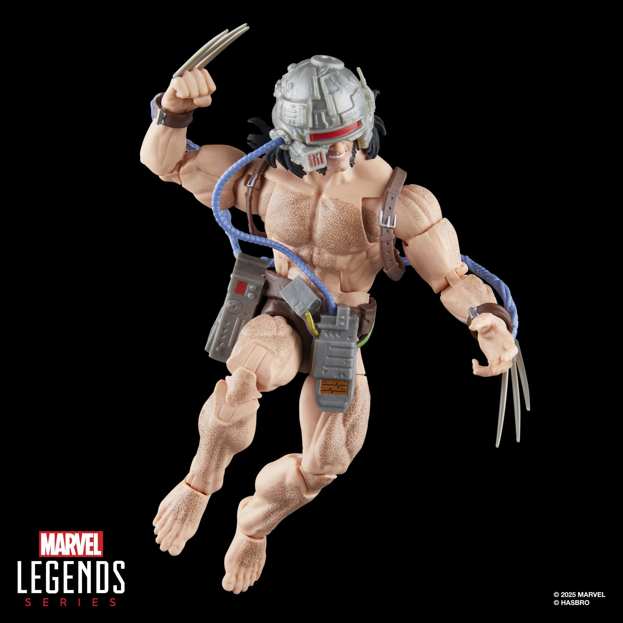 Marvel Legends Series Wolverine (Weapon X), figurine rétro à dos cardback X-Men inspirée de la bande dessinée à l'échelle de 15,2 cm