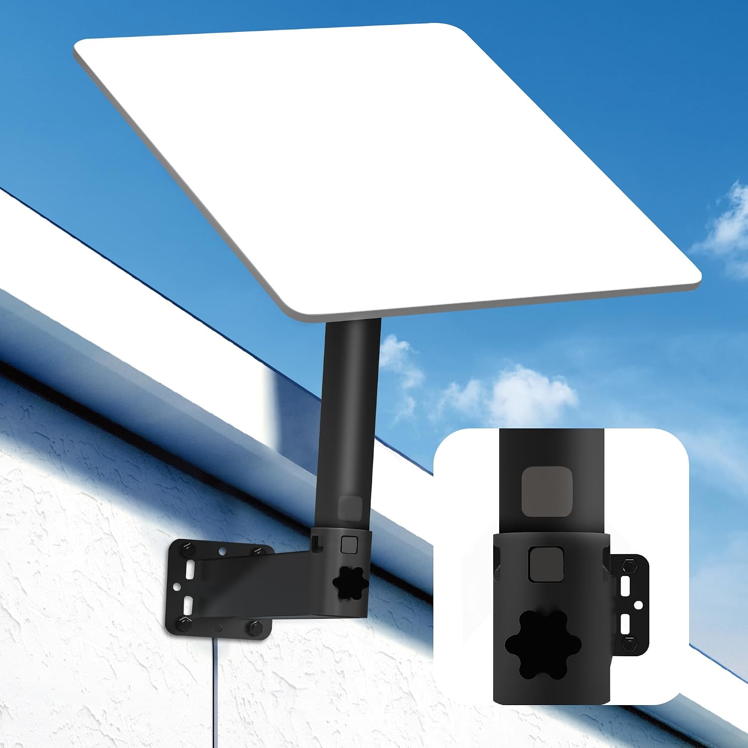 Starlink Gen 2 Long Wall Mount, Aluminum Alloy Starlink Moun