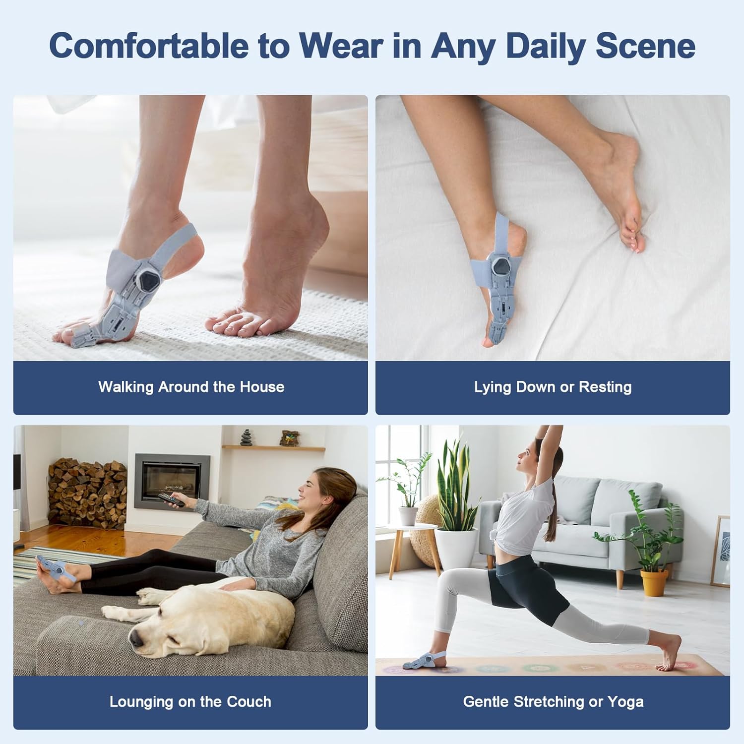 Bunion Corrector for Women & Men, Adjustable Big Toe Straightener Splint with Non-Slip Silicone Pad, Orthopedic Brace for Pain Relief & Bunion Correction, Fits Left & Right Foot (1) - Image 8