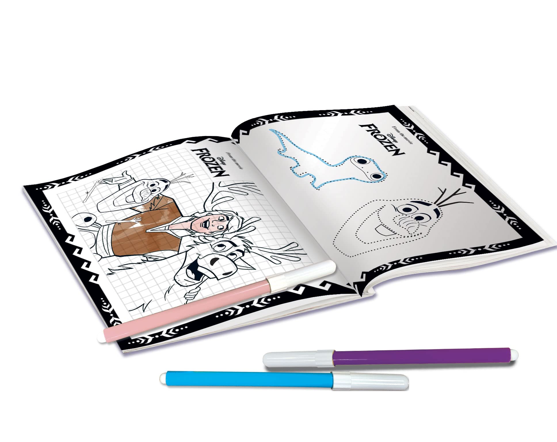 Lisciani - Frozen Pocket Drawing School, Wielobarwny 92192