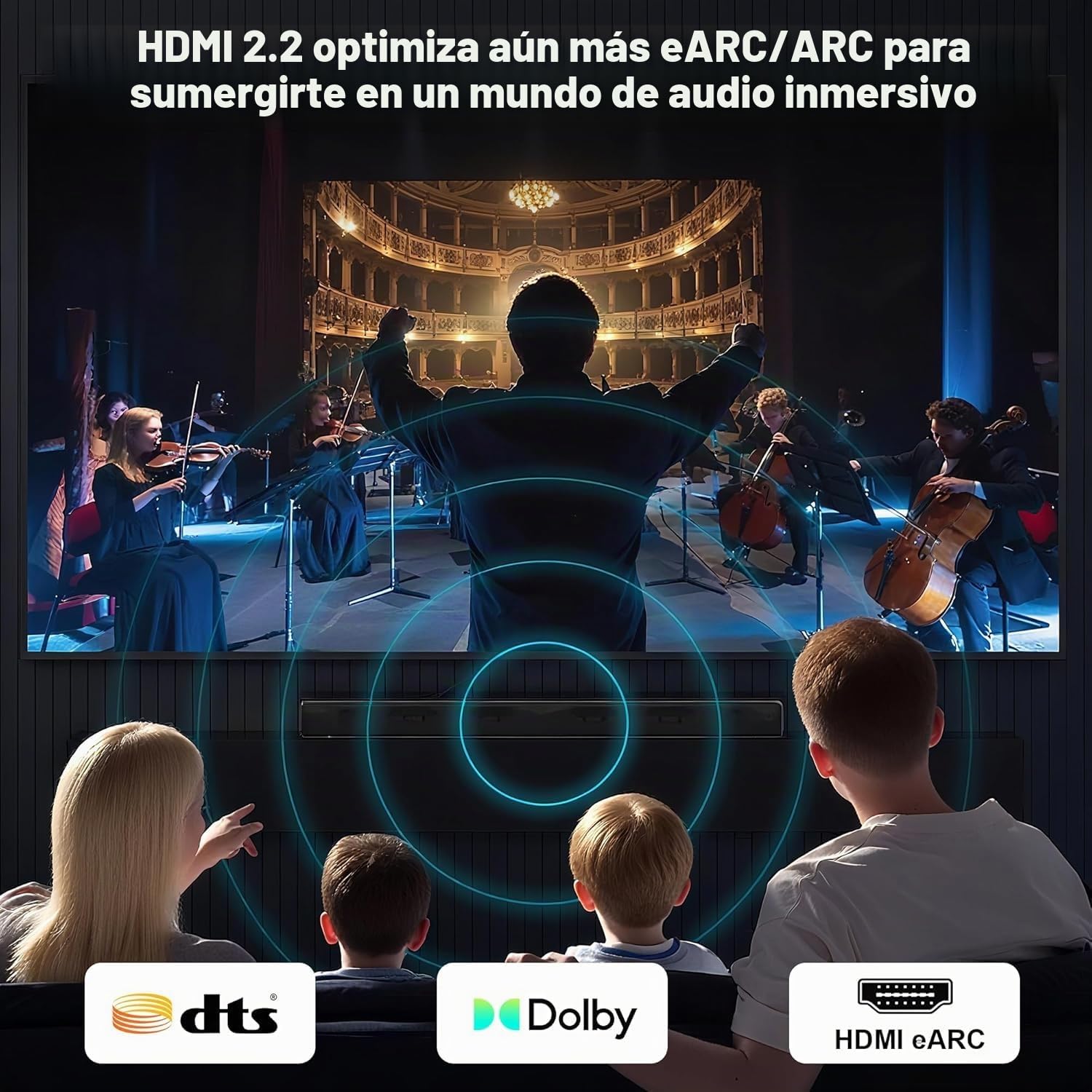 CAKOBLE Cable Prolongador HDMI 2m,[2 Pack,2m] Extensión HDMI 2.2 96Gbps Ultra High Speed 16K@60Hz, 8K 4K@480Hz HDR, HDMI 2.1,eARC, HDR10+, Dolby, HDCP 2.3, Macho Hembra para TV PS5 Xbox Monitor
