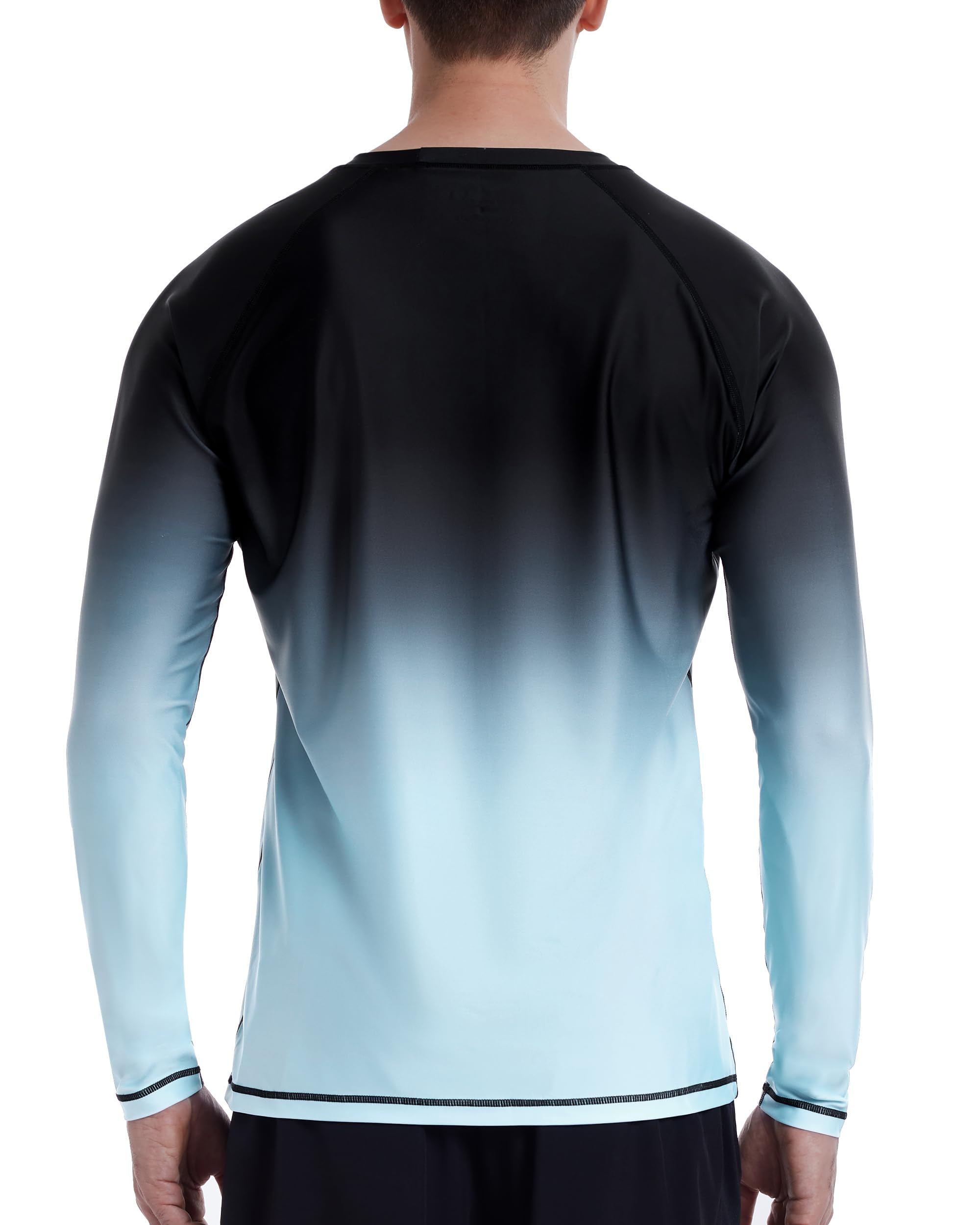 Roadbox Men's UPF 50+ Sun Protection Shirt Long Sleeve, Quick Dry Breathable Rash Guard for Swimming Fishing, Hiking & Running - Image 2