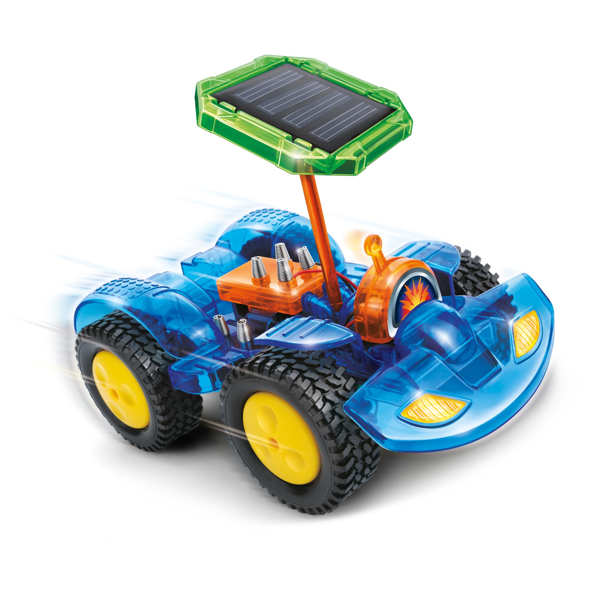 Science Mad - Bauen Sie Ihr eigenes Elektroauto-Set für Kinder mit erneuerbaren Energien – Entdecken Sie die Prinzipien des nachhaltigen Transports – verwenden Sie einen handbetriebenen Generator oder