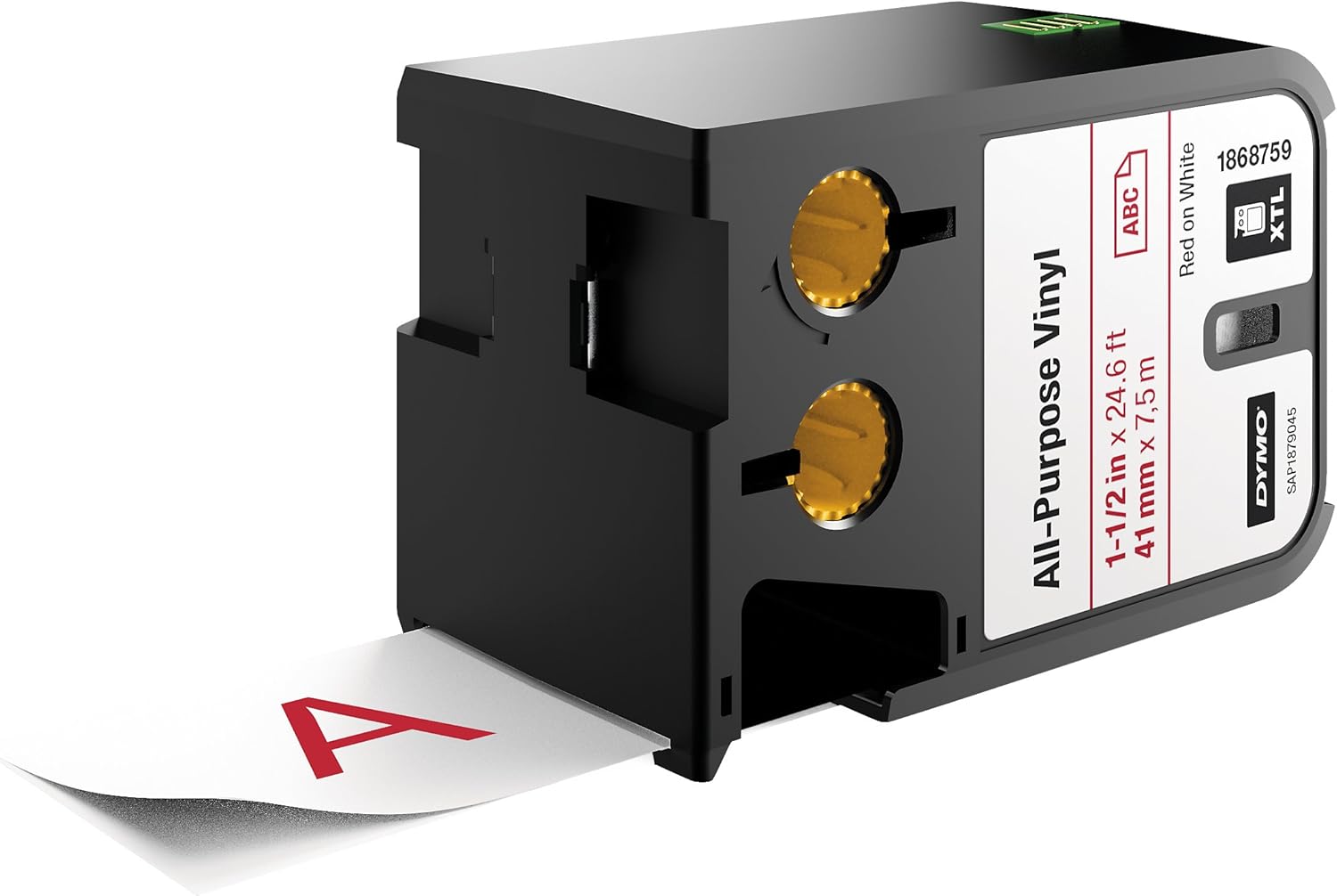 DYMO 1868745 All-Purpose Labels for DYMO XTL Label Makers, 2" - Black on Clear : Office Products