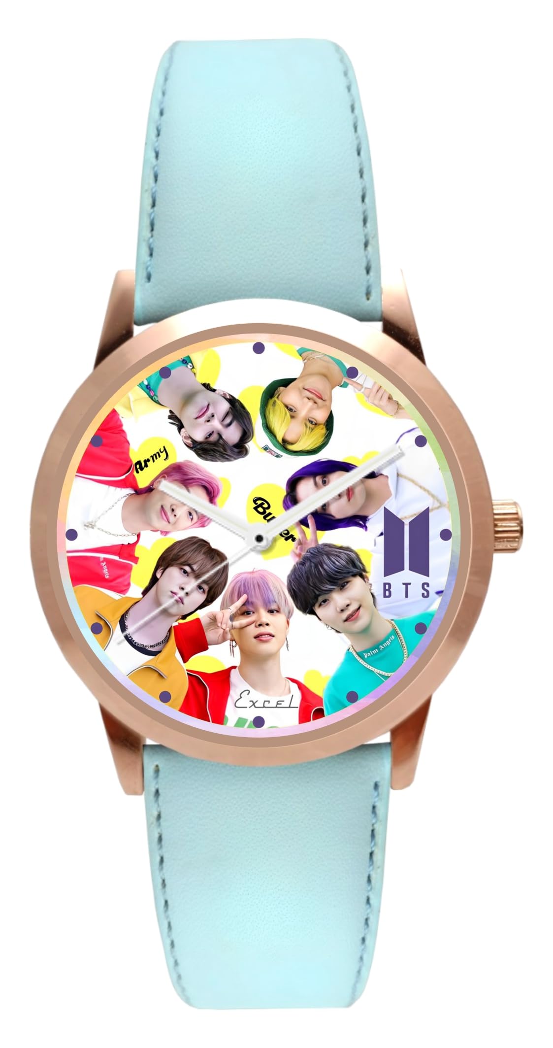 Classy BTS 032 Sky Blue Strap Rosegold Watch | Girls | Premium Rosegold Watch (B0BVJ1GLJP) Amazon Price History, Amazon Price Tracker