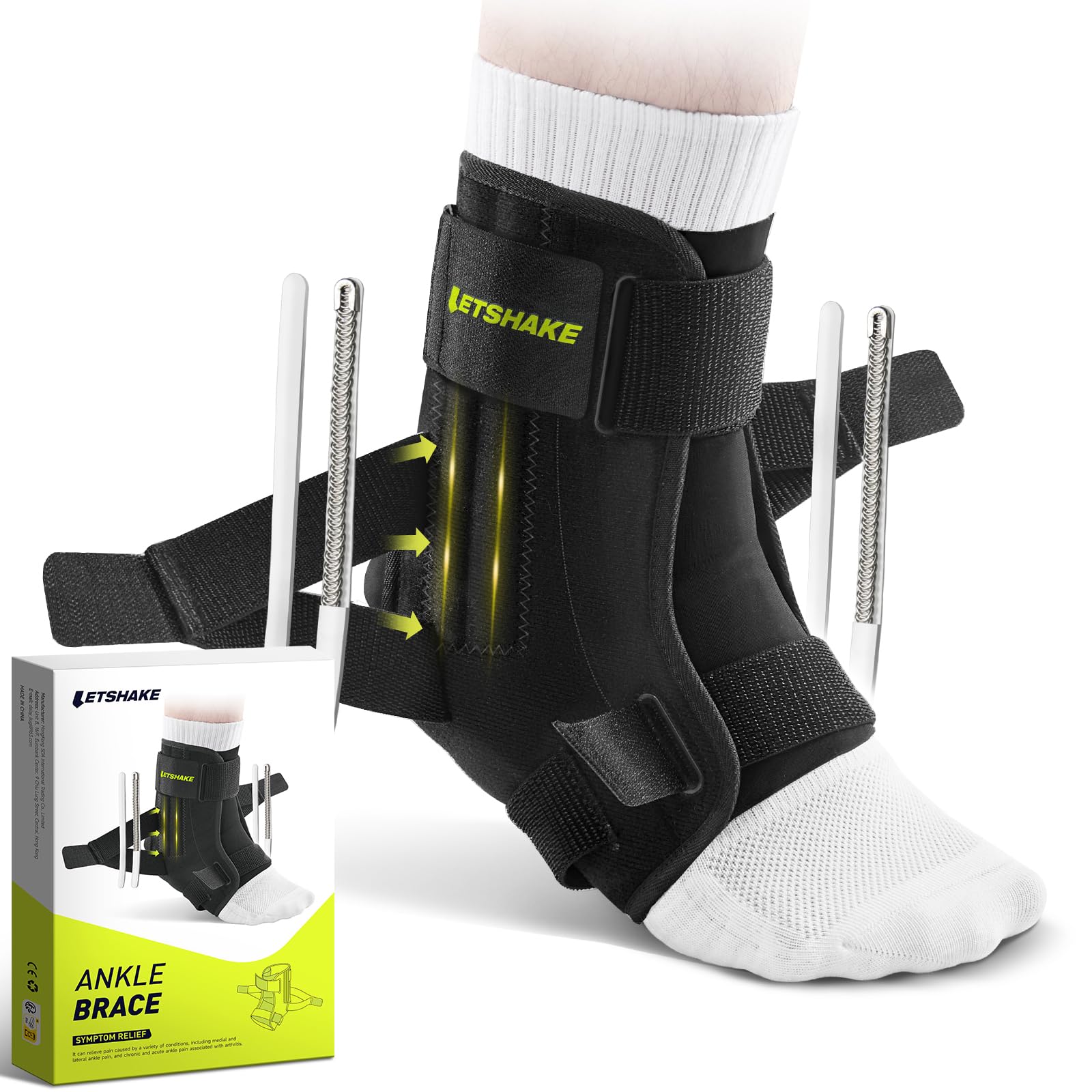 Buy LETSHAKE Ankle Brace for Men & Women , Ultra-Light & Strong
