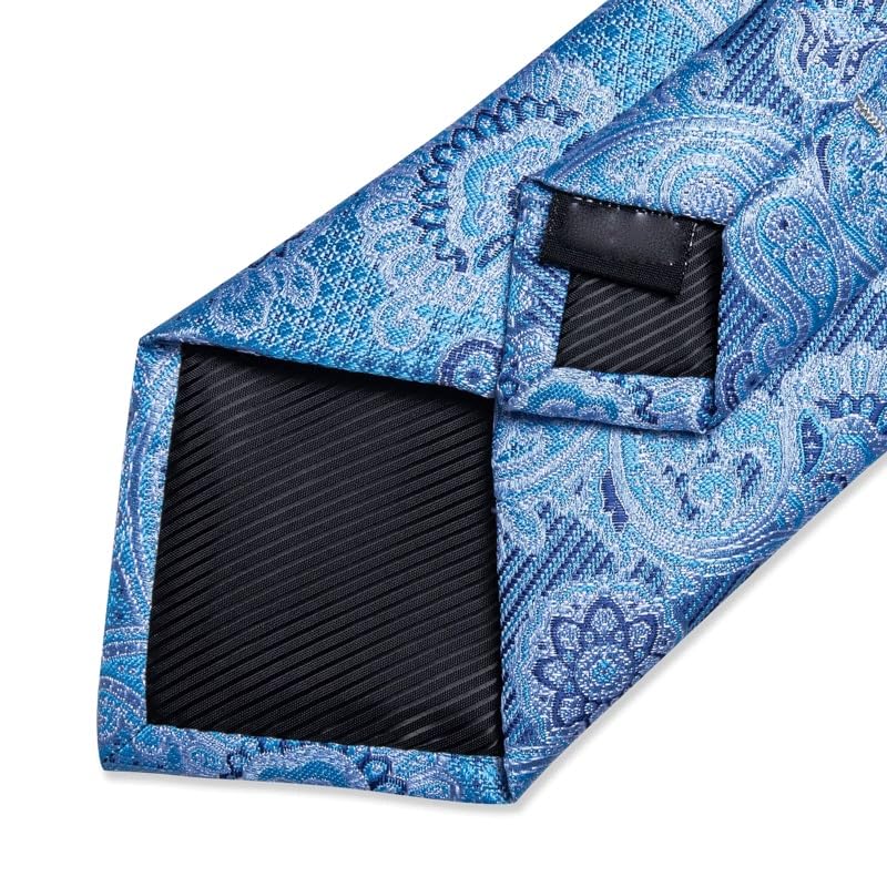 Corbata Paisley Floral de Seda para Hombre miniatura 6