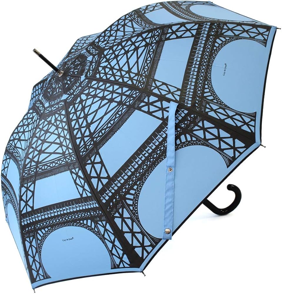 新品未使用　guy de jean  エッフェル塔　長傘 残りわずか GUY DE JEAN ギ・ド・ジャン エッフェル塔 雨傘 折傘