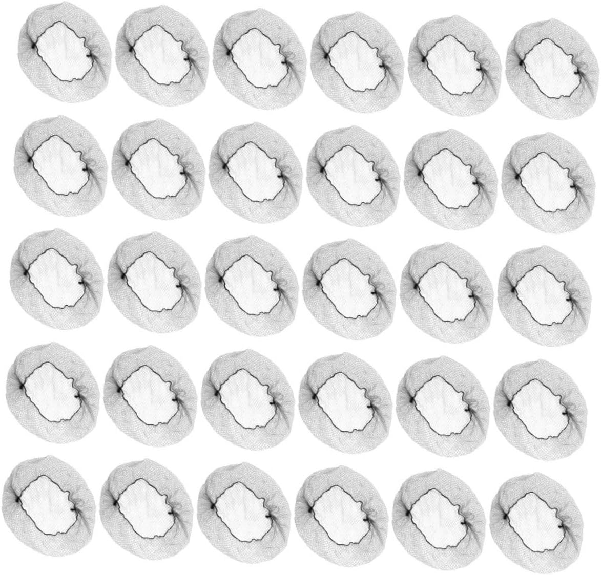 Toddmomy 80pcs Invisible Elastic Mesh Hair Nets for Dancers and Food Service High Elasticity Bun Covers Comfortable Fit Neat Appearance for