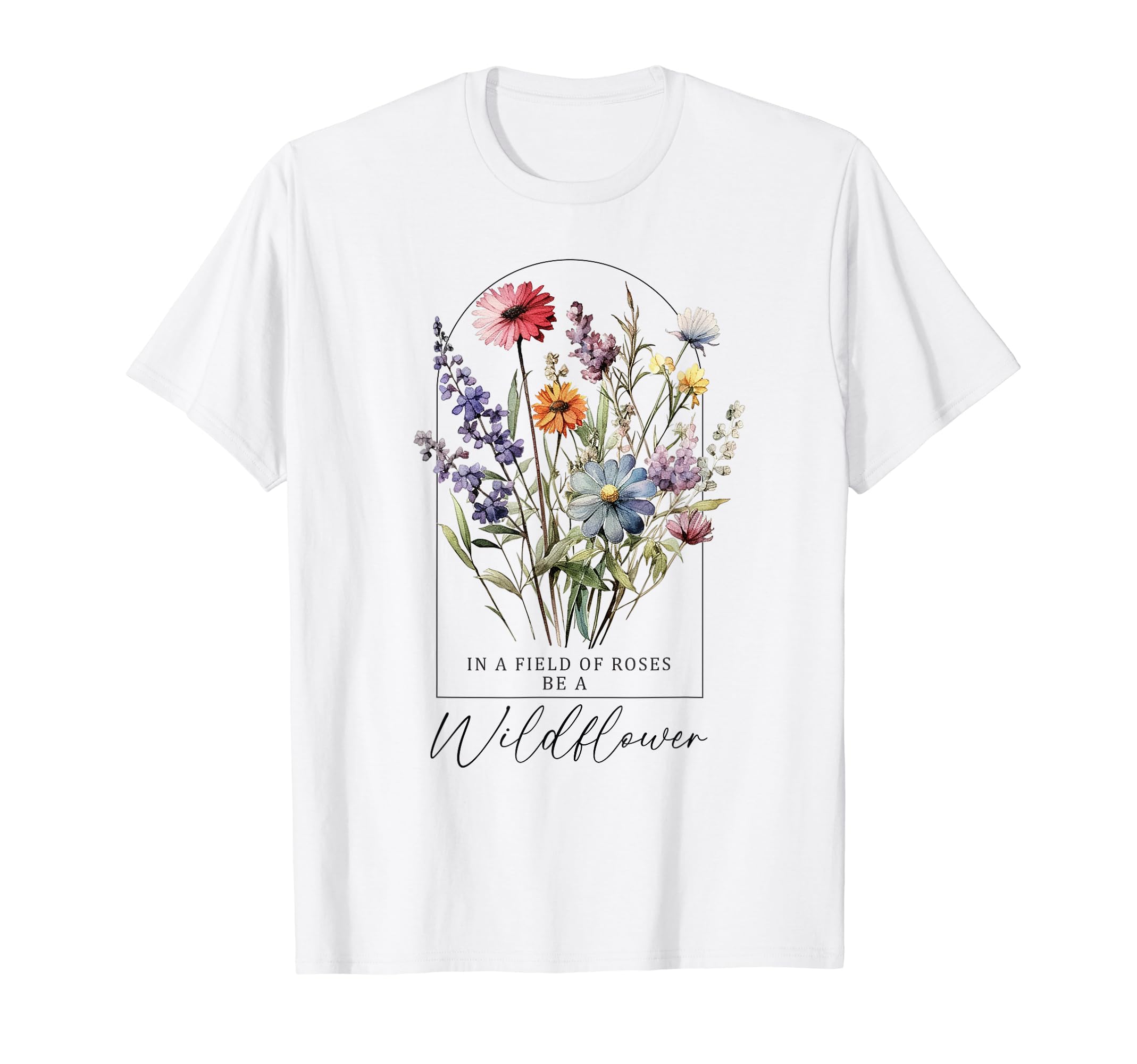 Perfect Summer Flower Wildflower Gifts Women MenSummer Flowers Graphic Gardening Blooming Floral Wildflower T-ShirtOEKO-TEX STANDARD 100