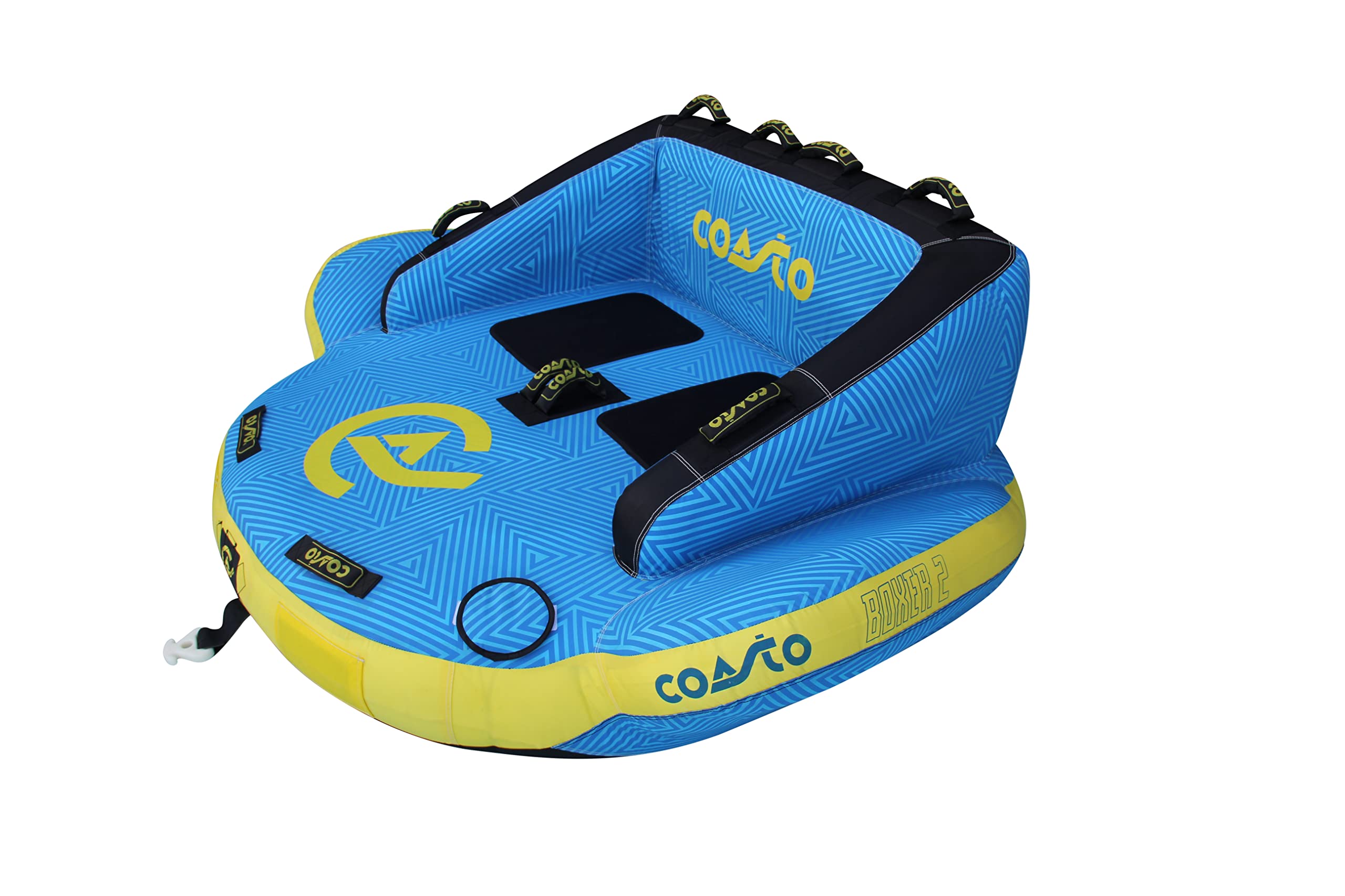 Brunelli COASTO Boxer 2 Personen Towable Boot Tube inkl. Funtube Leine Pumpe & Westen