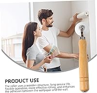 Vista 8 de DOITOOL Rueda de presión Herramientas de madera Coche de madera Decoración del hogar Revestimientos de pared Rodillo de acolchado Herramientas Papel