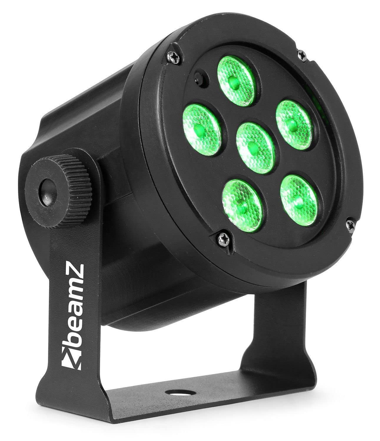 BeamZ SlimPar30 3er Set Discolicht Partylicht Set mit 3x PAR LED Disco Licht Party Lichter, 3 LED-Discoleuchten für Partybeleuchtung oder für DJs, Bühnenbeleuchtung Set