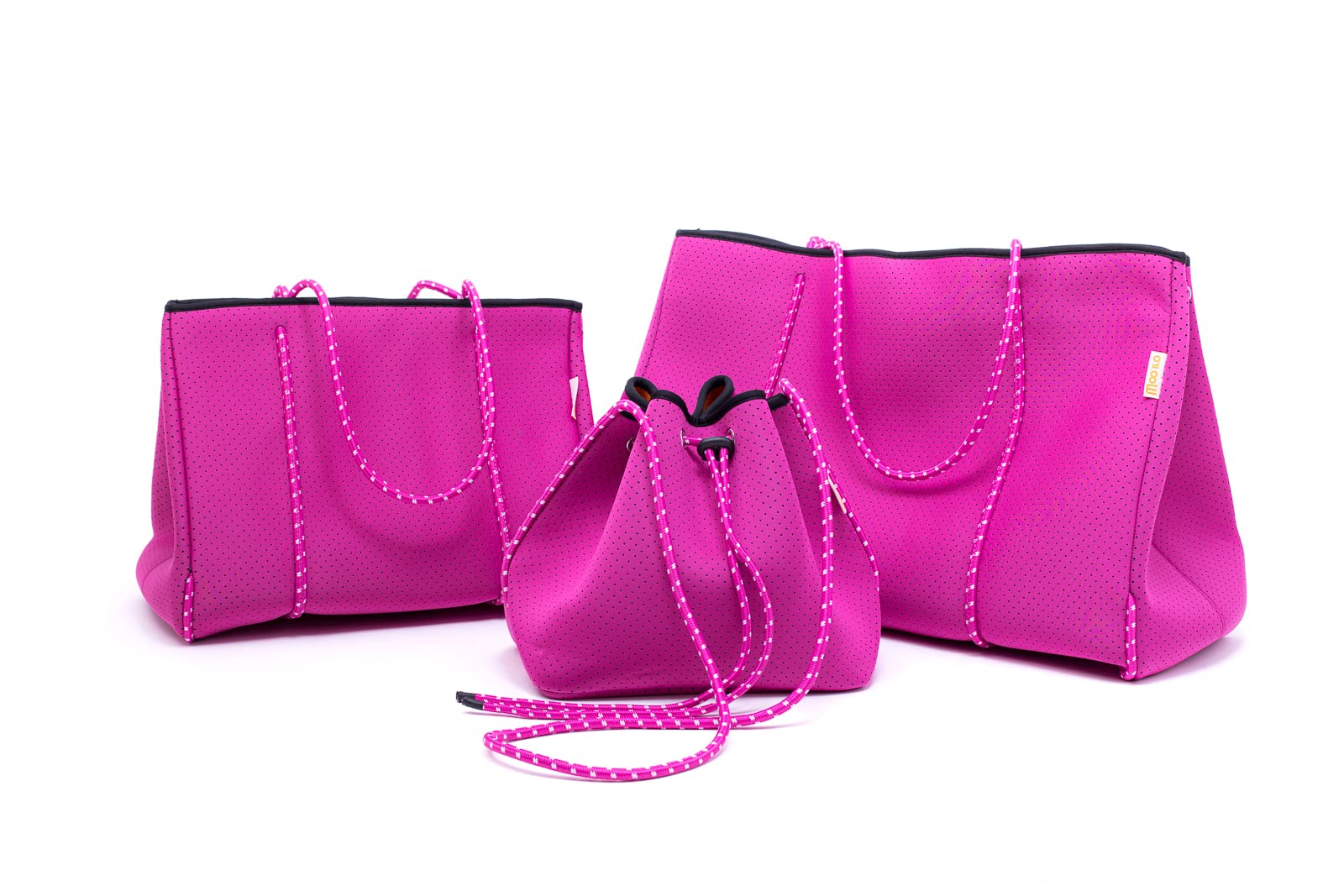 Mooilo - Borsa in neoprene mimetico da donna, per shopping, vacanze, viaggi, sport, ufficio, scuola, piscina, spiaggia, design made in Germany