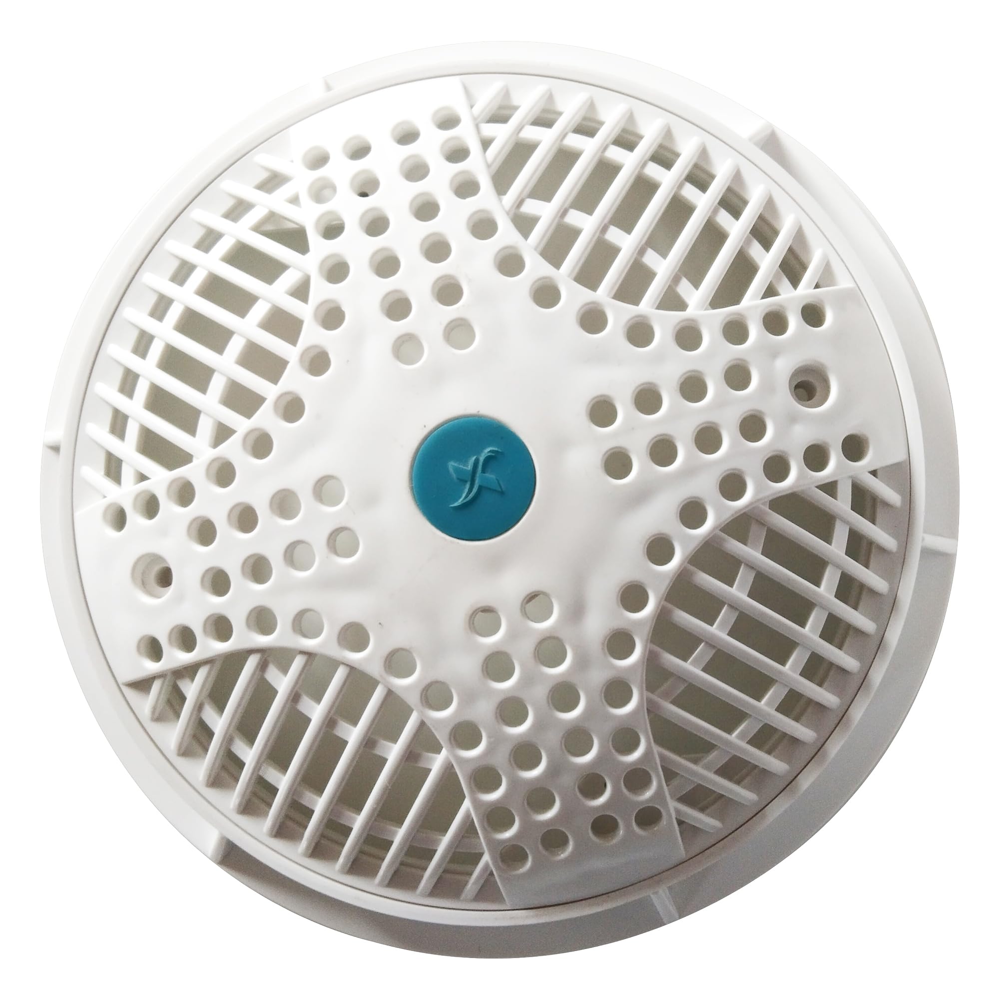 POOLTOOL Swimming Pool Round Main Drain Cover Plate Floor Drain Cover, Anti-Suction Draining Accessory for Swimming Pool (8 Inch, White)