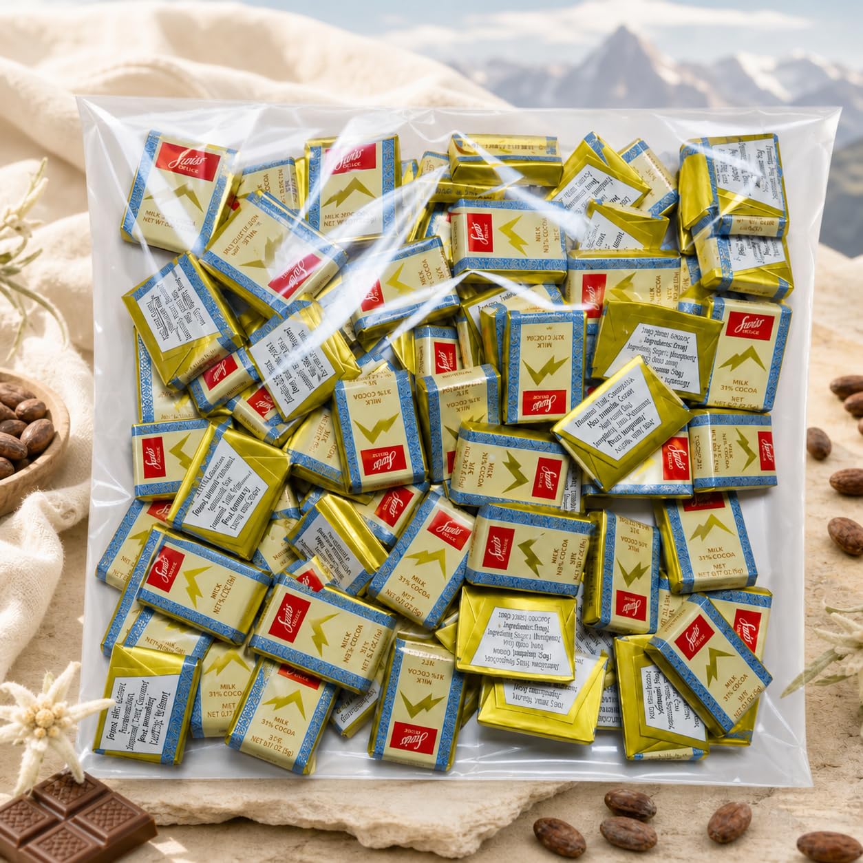Amazon | スイスデリス 40枚 ミルクチョコレート チョコレート スイス