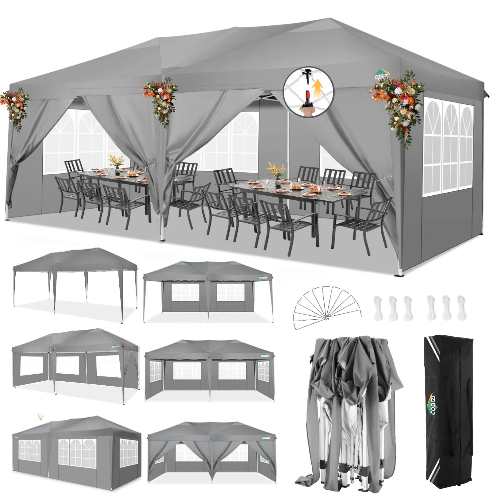 COBIZI 10x20 Gray