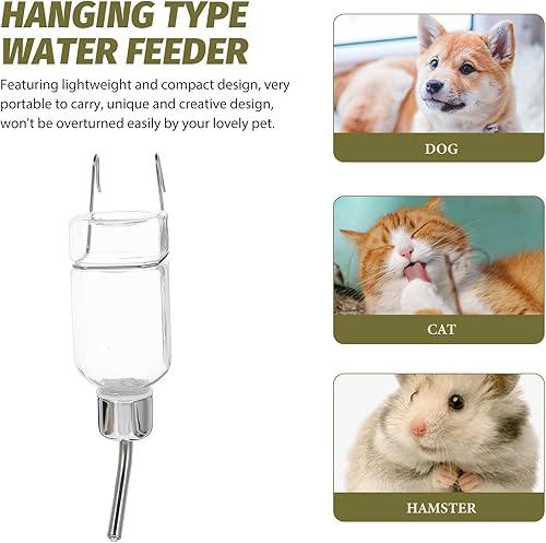 Miniatura 8 de Beaupretty Automatic Hanging Pet Water Dispenser Large Dog Water Feeder Portable Travel Hanging Bottle
