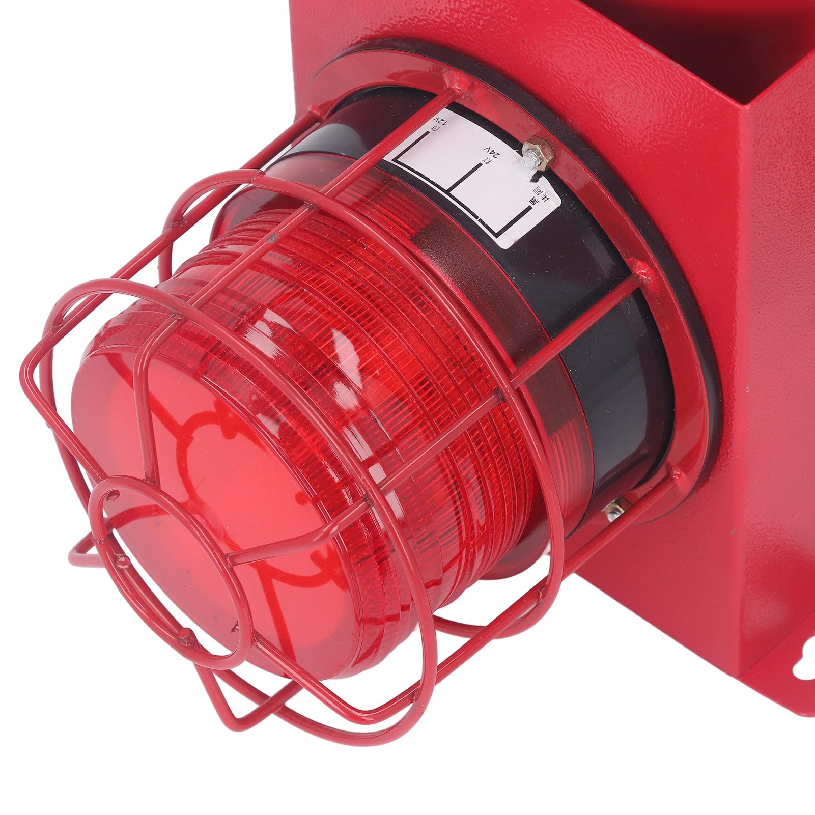 6.7A 180dB Alarma de Sirena Industrial Estroboscópica de Emergencia IP65 Alarma de Sirena Impermeable para Patio de Arena de Piedra de Mina (Enchufe europeo 220V)