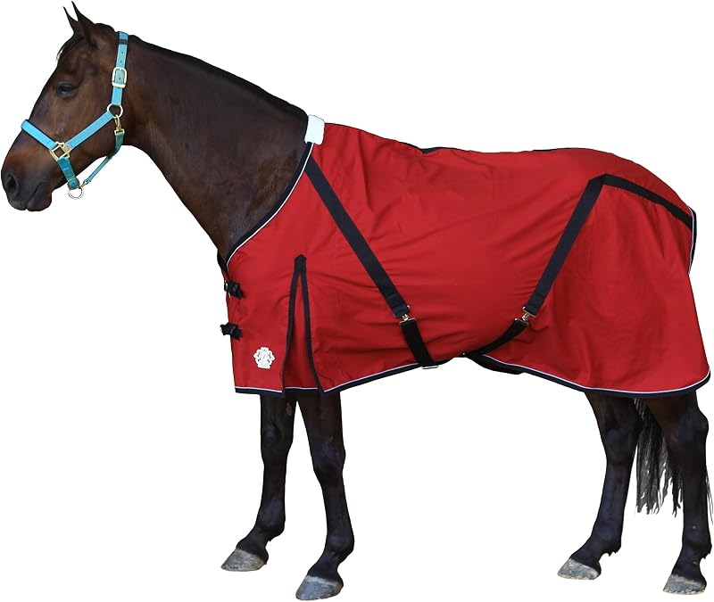 Manta para Cavalos T TEKE em Canvas de Poliéster e Algodão com Ajuste Seguro