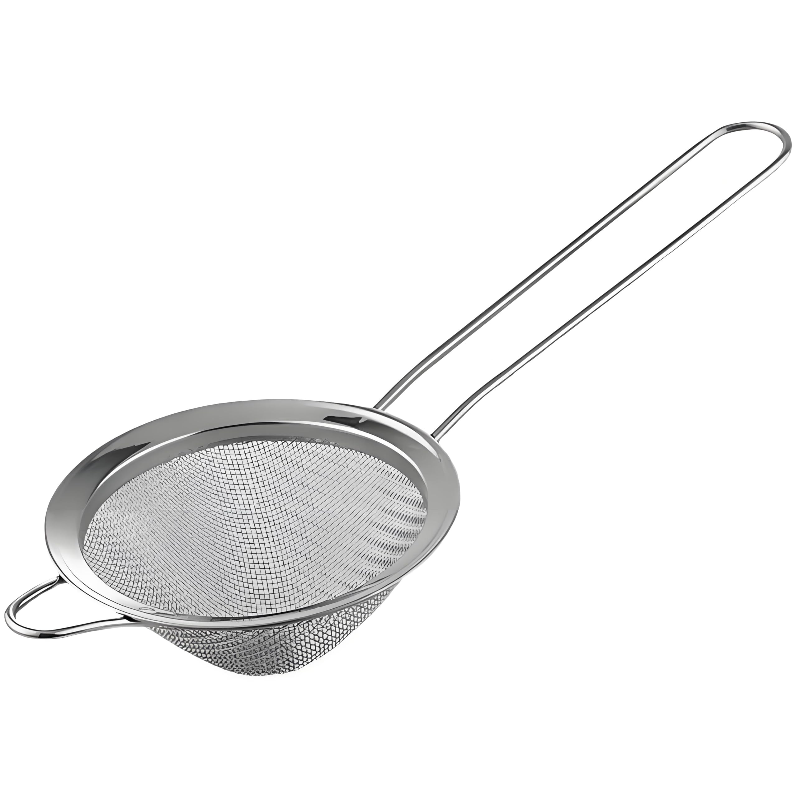 Juego de 3 coladores de malla fina de acero inoxidable, filtro cónico para té y cóctel para hojas sueltas, alimentos, bar, herramienta ergonómica y duradera para colador de cocina 4