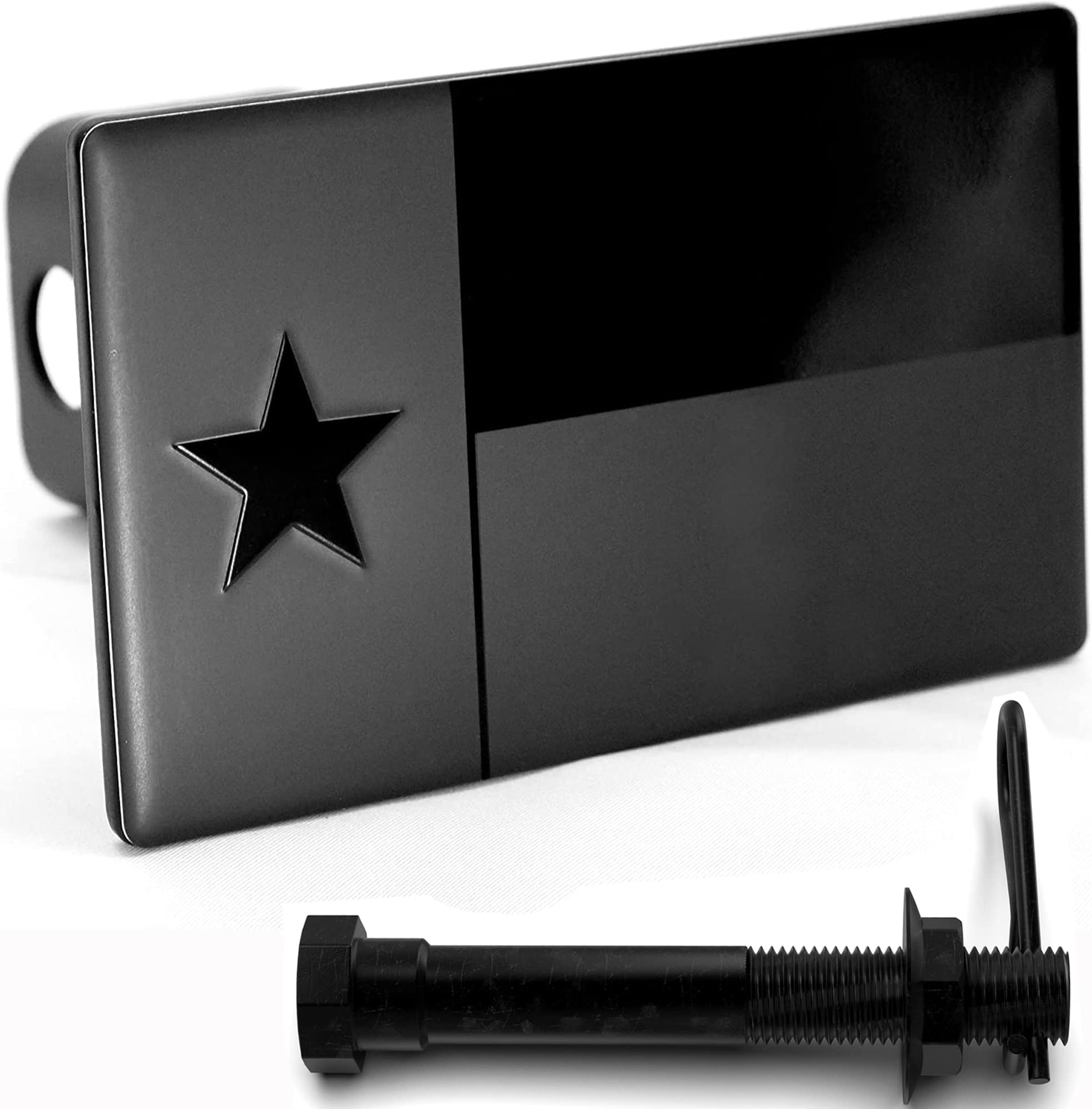 5"x3" Texas State Flag Metal Hitch Cover