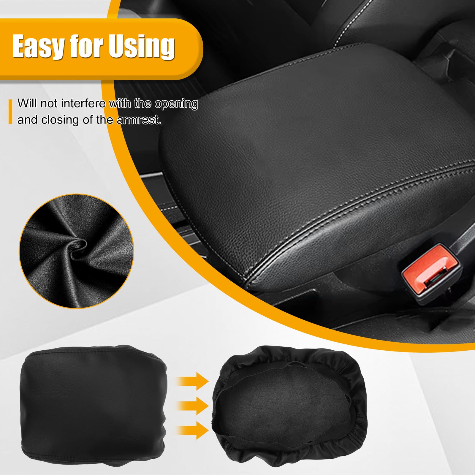 SET DI 2 cuscinetti console centrali bracciolo auto cuscino medio