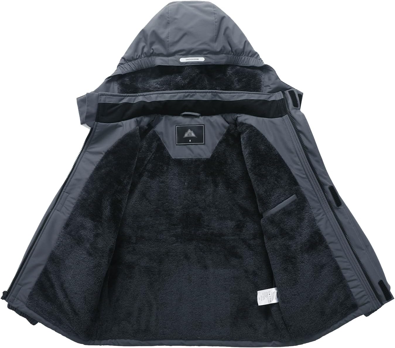 Kid's Ski Jacket Waterproof Winter Coat Boy's and Girl's Fleece Snowboarding Jackets with Detachable Hood - Image 5