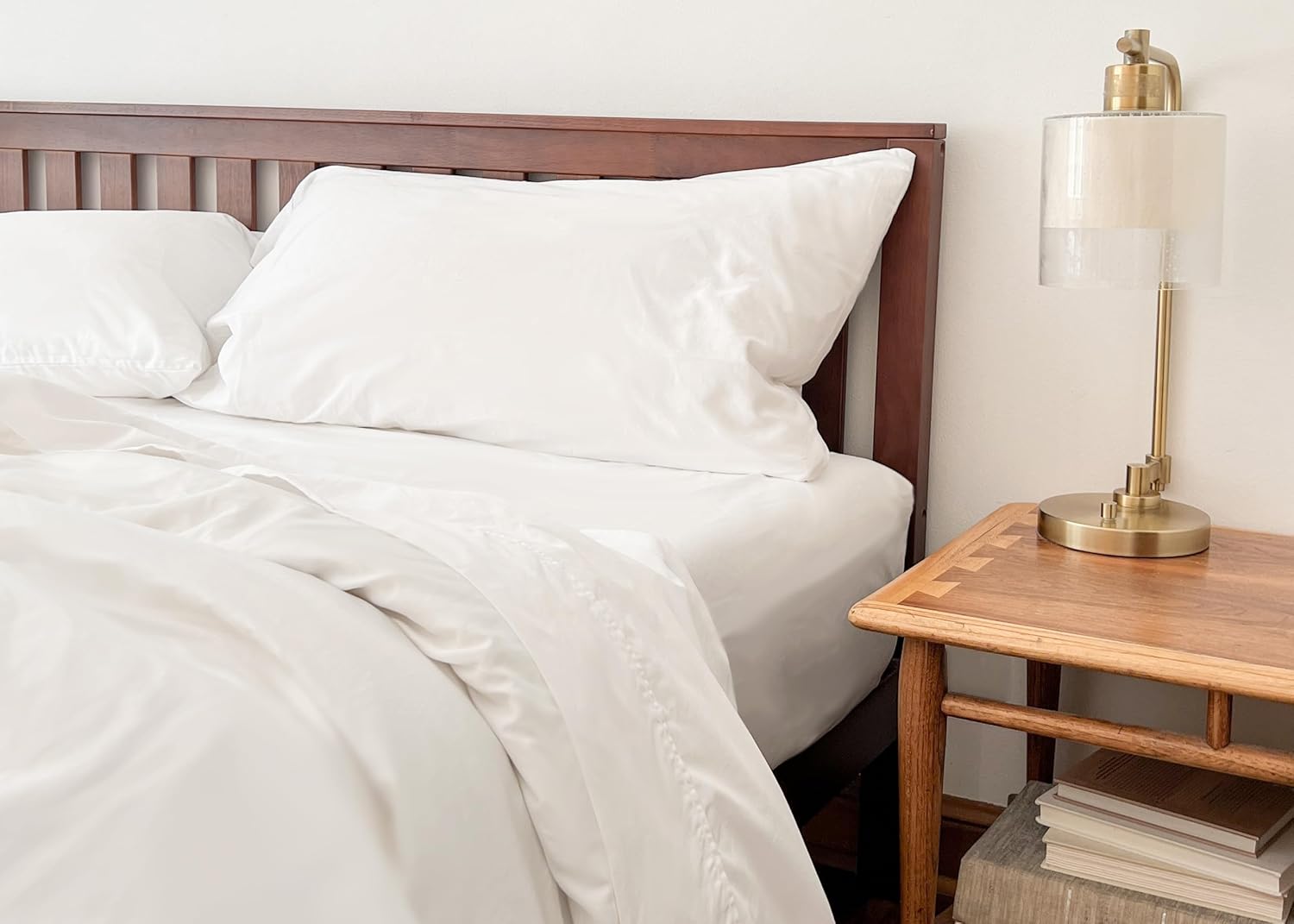 Organic Cotton Percale Queen Sheets 4 Piece Set, GOTS