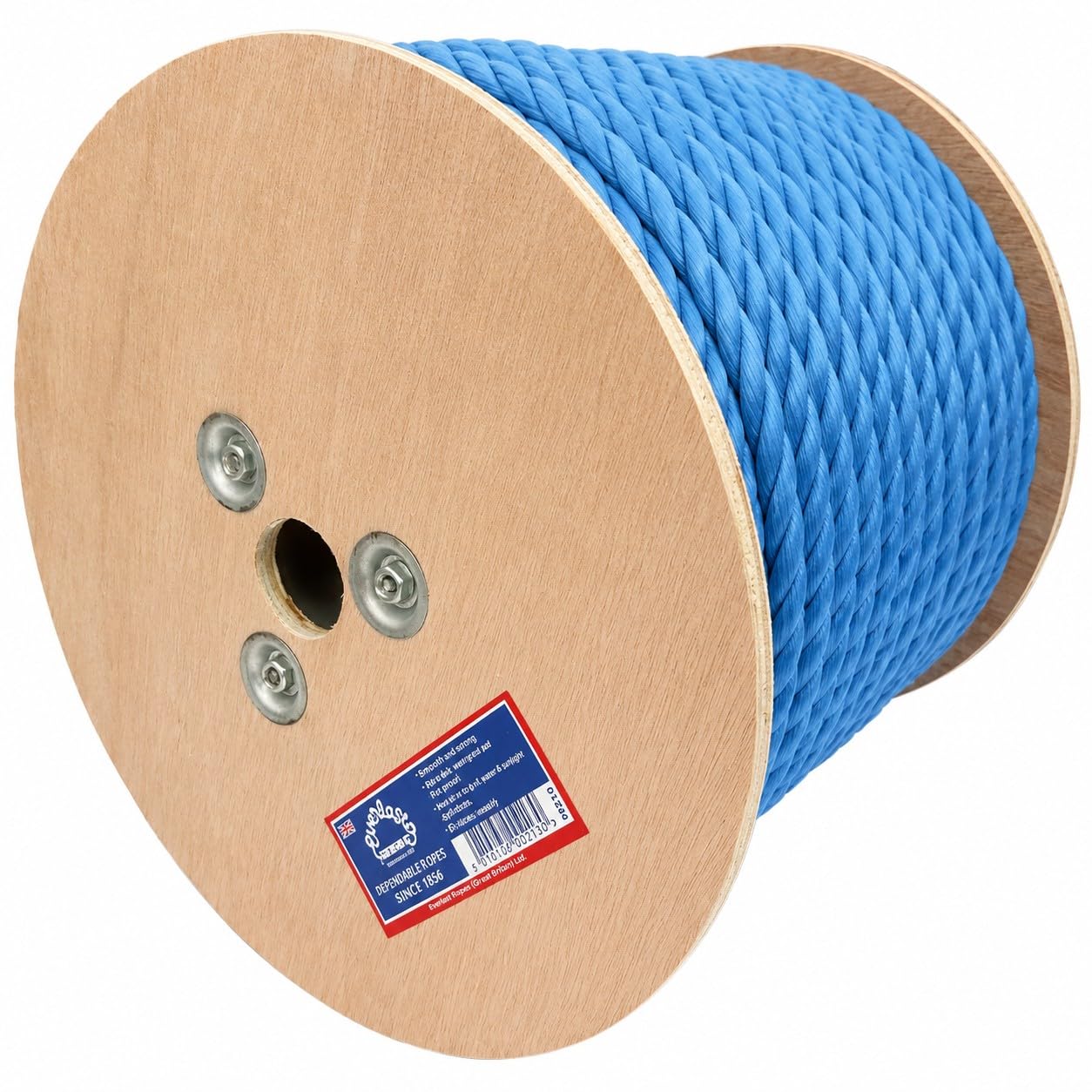 100M TRADE REELS EVERLASTO BLUE POLYPROPYLENE POLY ROPE 6MM 8MM 10MM 12MM 14MM 16MM 24MM (10MM)