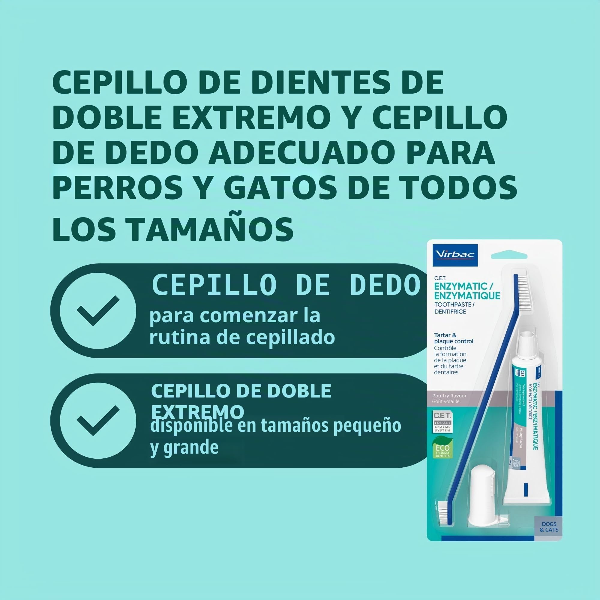 Virbac C.E.T. Kit de higiene Oral 1 Versión Original