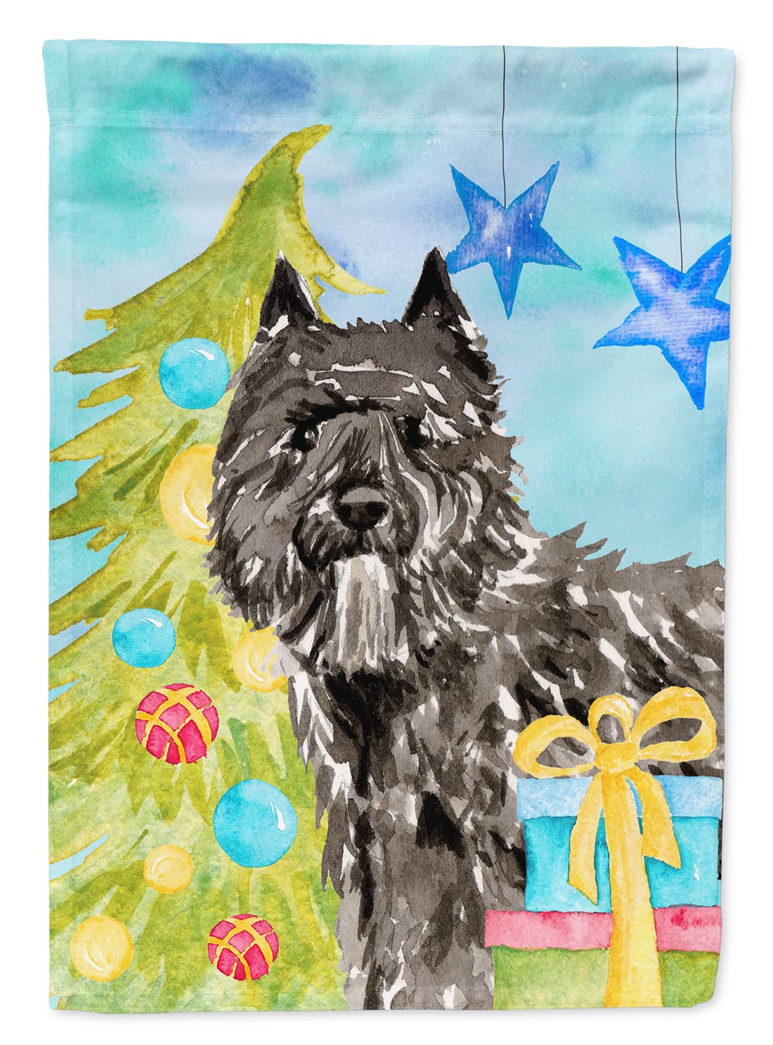 Drapeau Bouvier des Flandres grand format pour votre décoration de Noël