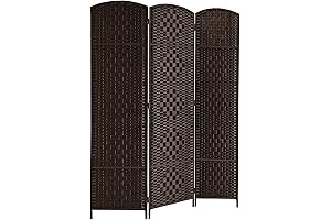 RHF 6 ft Tall 3 Panel Room Dividers and Folding Privacy Screens