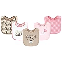 Vista 37 de Hudson - Babero unisex de algodón para bebé, baberos de algodón, talla única , Cactus rosa