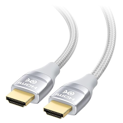 Miniatura 10 de Cable Matters Cable HDMI ultra HD 8K trenzado prémium de 48 Gbps de 9.8 pies con 8K 60Hz, 4K a 240Hz y soporte HDR para PS5, Xbox Series XS,