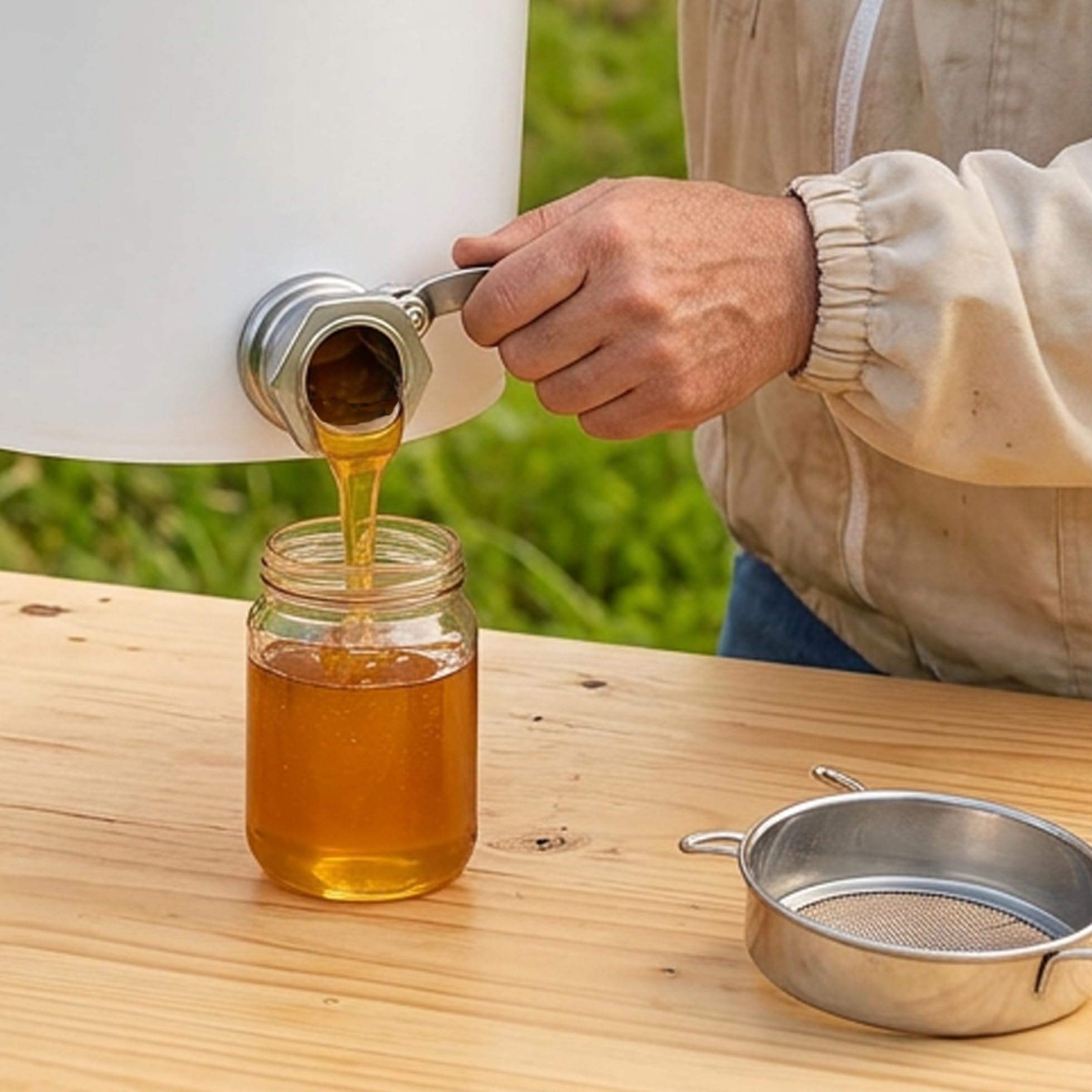 Vanne d'extraction de miel en acier inoxydable pour extracteur – Vanne d'extraction de miel 304 avec joint anti-fuite pour un contrôle précis, outil 'apiculture, portail