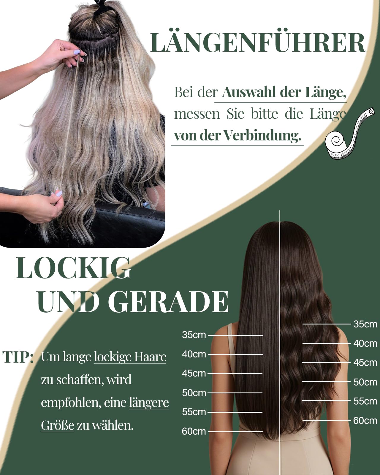 Ugeat Dopinki do przedłużania włosów z prawdziwych włosów, z końcówką U, platynowy blond, 45 cm, prawdziwe włosy, wiązanie, blond, gładkie, 50 pasemek, włosy Remy, 50 g, #60A