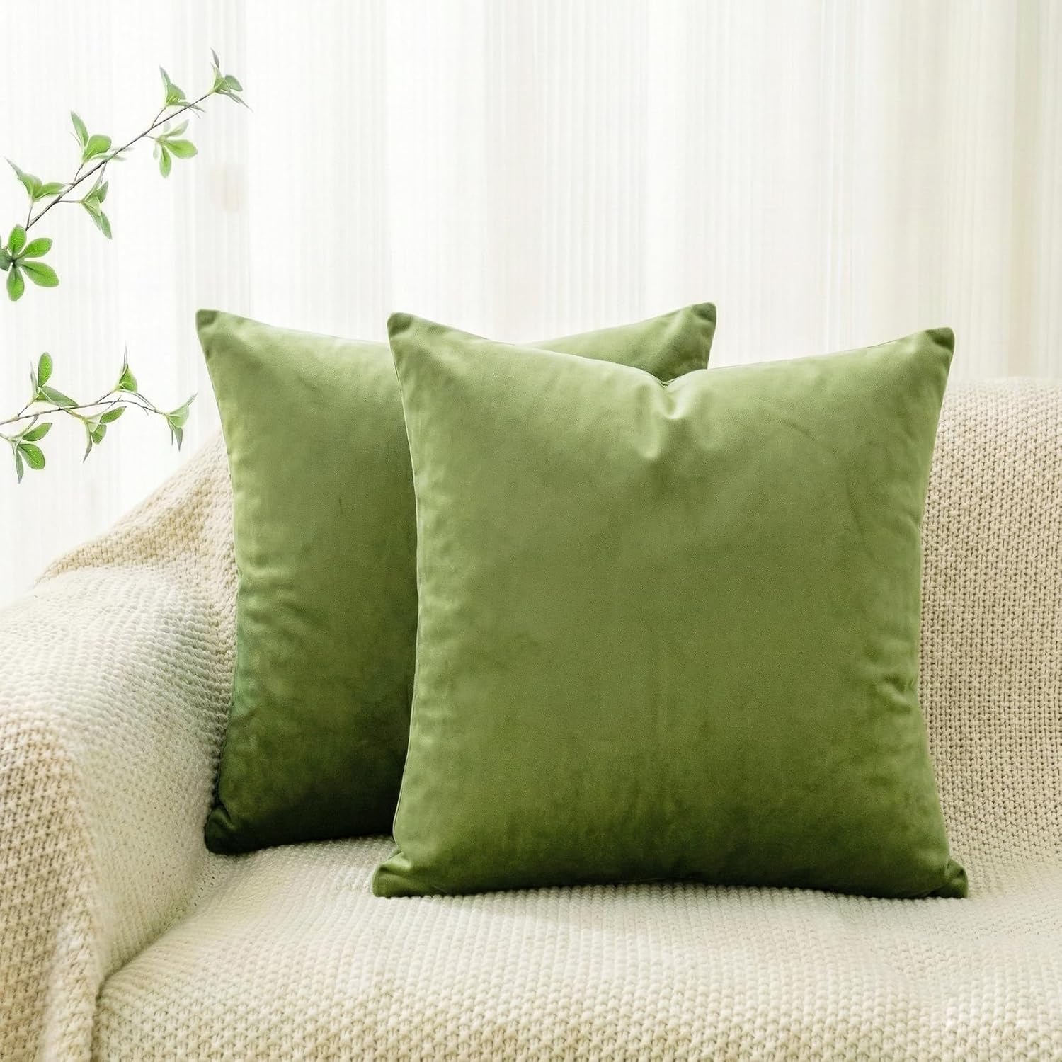 Q&J FABRIC CO. 2 Pack Velvet...