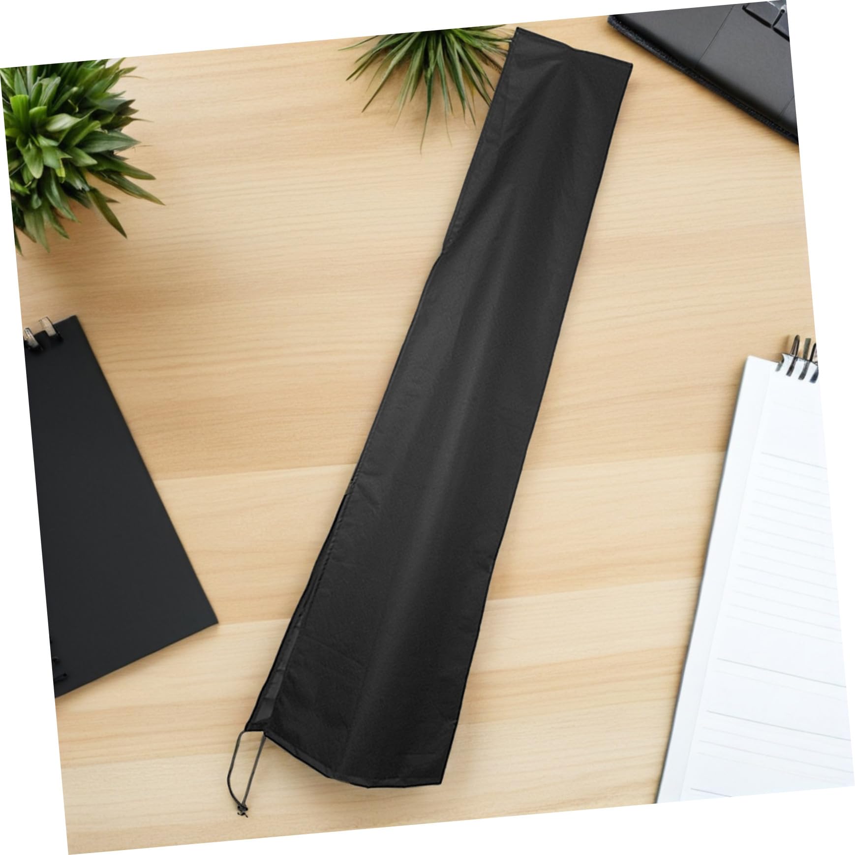 SEWACC Wasserdichte Schutzhülle für Terrassenschirme Outdoor Sonnenschirmabdeckung mit Reißverschluss Geeignet für Ampelschirme Garten und Poolbereich Robustes Polyester-material